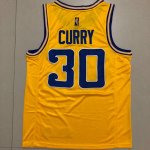 30 Curry Warriors Authentic Maillot Jaune